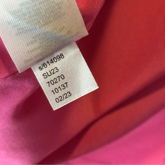 Ann Taylor Cutaway Fringe Tweed Jacket Pink 14 - Picture 10 of 11